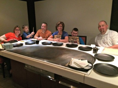 Dinner at Teppan Edo