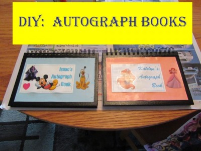 DIY Disney Autograph Books