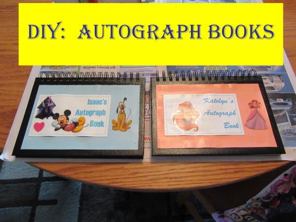 DIY: Disney Autograph Books