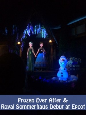 Frozen Ever After and Royal Sommerhaus Debut at Epcot