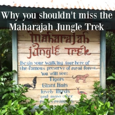 Maharajah Jungle Trek Welcome Sign