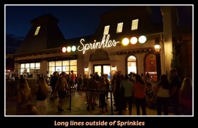 Sprinkles outside