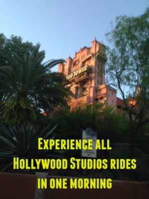 Disney's Hollywood Studios Morning Plan