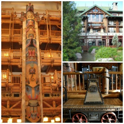 Wilderness Lodge Lobby Collage