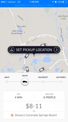 uberXL fare