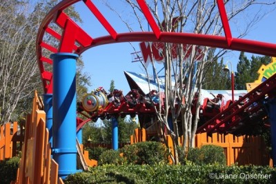 Woody Woodpecker coaster at Woody Woodpecker's Kidzone