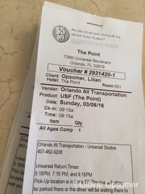 Park transportation voucher