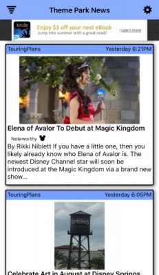 Theme Park News App2