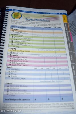 PassPorter's WDW 2016 Budget Worksheet