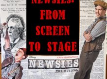 Newsies Tour Newsprint