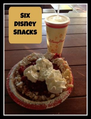 Six Disney Snacks from the Disney Dining Plan