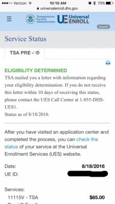 TSA PreCheck® Enrollment Process