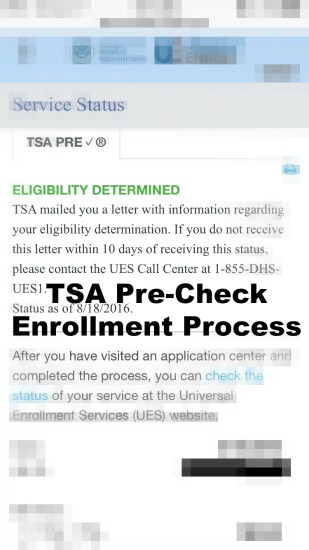 TSA PreCheck® Enrollment Process