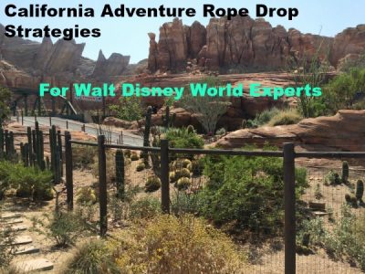 Disney California Adventure Rope Drop Tips