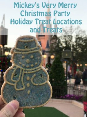 Mickey's Very Merry Christmas Party Treat Locations