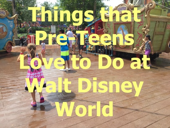 Walt Disney World with pre-teens