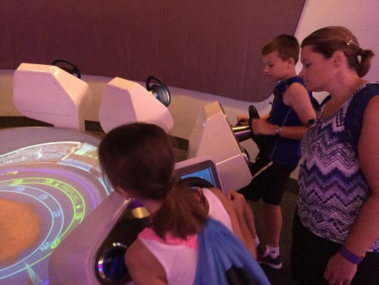 Test Track Postshow Area
