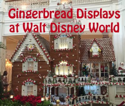 Walt Disney World Gingerbread Displays