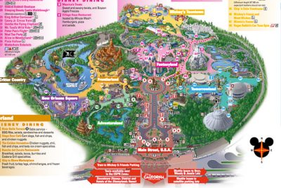 Disneyland Map