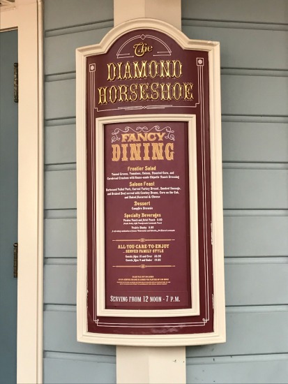 diamond horseshoe food