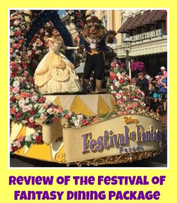 Magic Kingdom's festival of fantasy dining package review