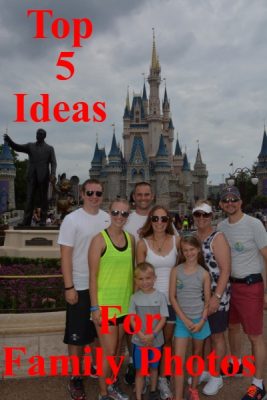 Top 5 Ideas for Getting family photos at Walt Disney World