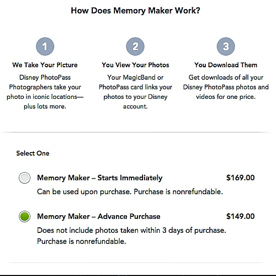 How to PrePurchase Memory Maker