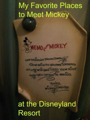 Meet Mickey Mouse at Disneyland