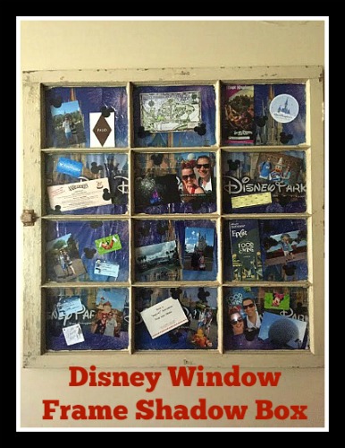 Disney Window Frame souvenirs