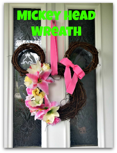 How to make a Mickey Head Wreath