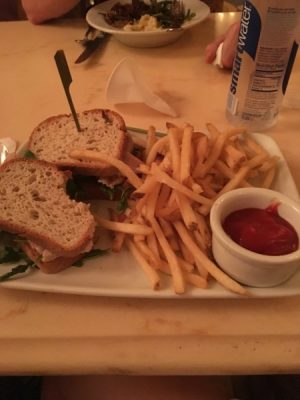 disney world with food allergy turkey sandwich