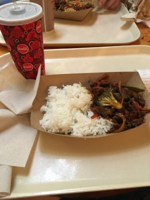disney world with food allergies quick service meal at sunshine seasons disney world with food allergy friendly meal