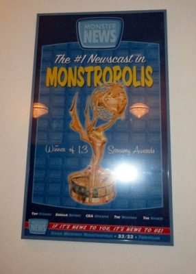 Great Details in the Monsters, Inc. Queue
