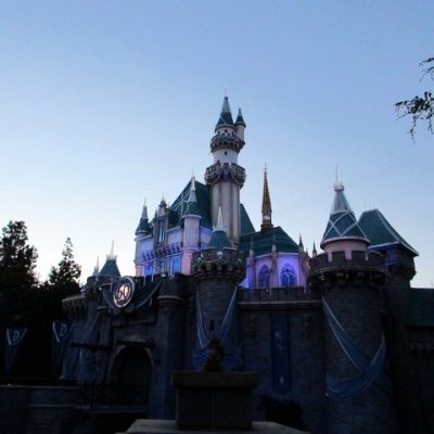 Sleeping Beauty castle at Disneyland