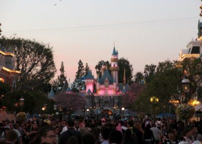 Sleeping Beauty castle at Disneyland