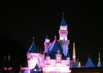 Sleeping Beauty castle at Disneyland