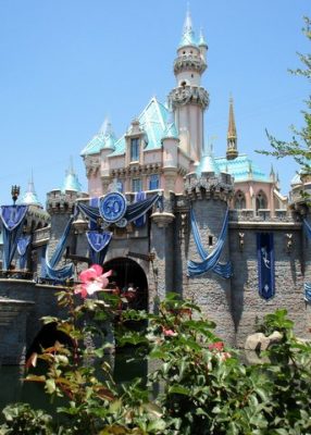 Sleeping Beauty castle at Disneyland