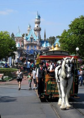 Sleeping Beauty castle at Disneyland