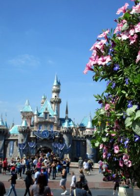 Sleeping Beauty castle at Disneyland