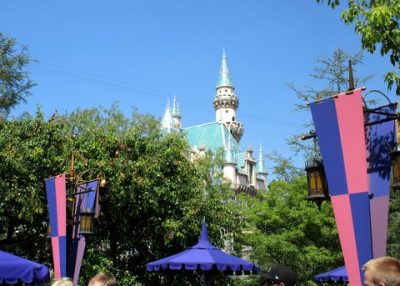 Sleeping Beauty castle at Disneyland