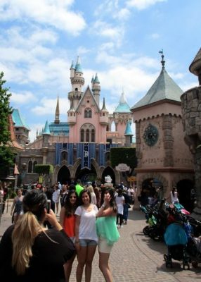 Sleeping Beauty castle at Disneyland