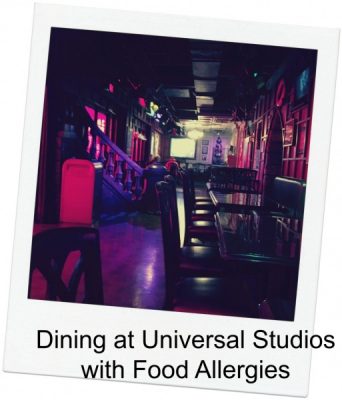 Universal Orlando with food allergies