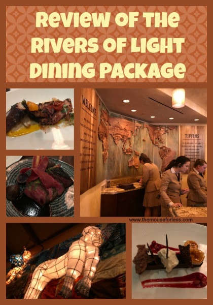Rivers of Light Dining Package