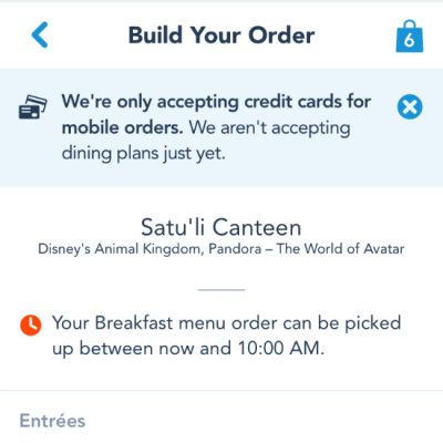 Mobile Ordering Step 4