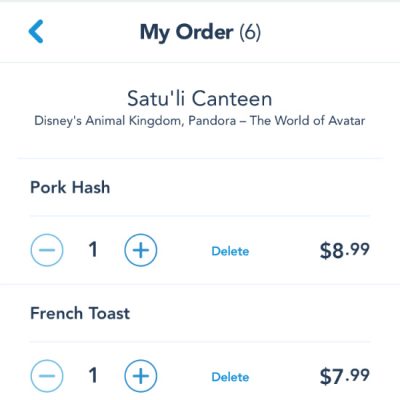 Mobile Ordering Step 5