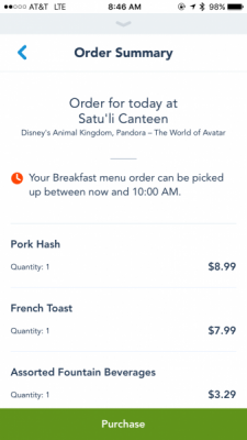 Mobile Ordering Step 6