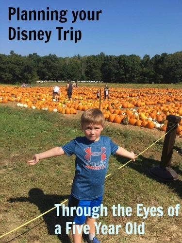 Planning your Walt Disney World Vacation, Through the Eyes of a Five Year Old