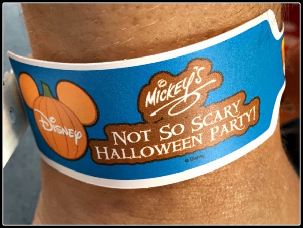 Mickey's Not-So-Scary Halloween Party wristband