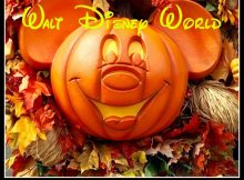 Mickey fall pumpkin decoration