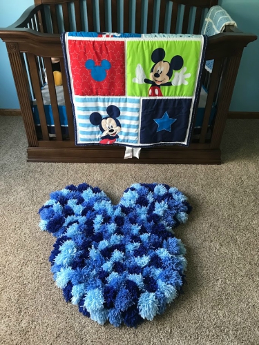 mickey Head rug